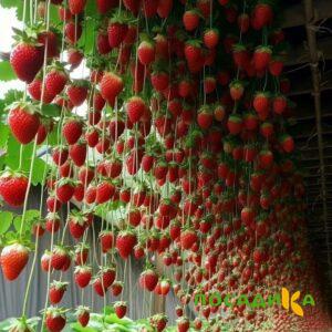 Клубника ампельная Анастасия купить по цене от 370р. в интернет-магазине «Посадика» с доставкой почтой в в Фроловое и по всей России – [изображение №1].